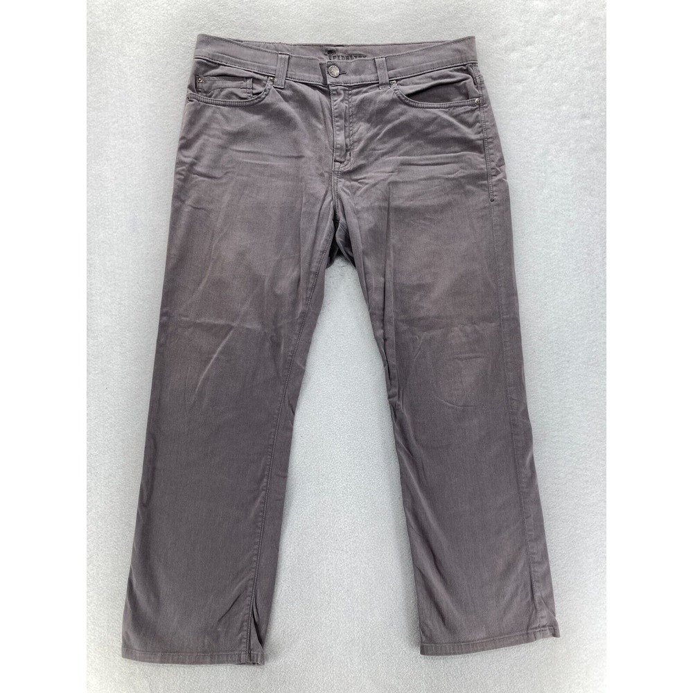 Fidelity Denim 50-11 5-Pocket Pants Mens 36x30 Straight Leg Havana Twill Stretch
